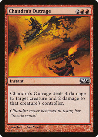 Chandra's Outrage [Magic 2012] | Exor Games Bridgewater