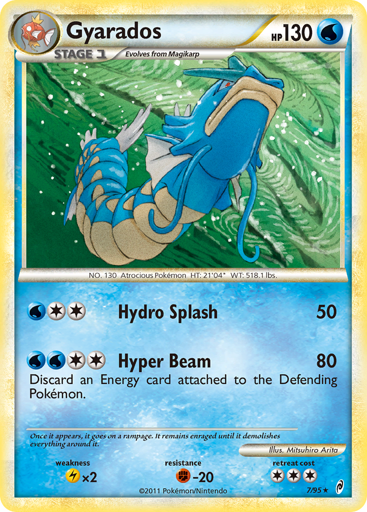 Gyarados (7/95) [HeartGold & SoulSilver: Call of Legends] | Exor Games Bridgewater