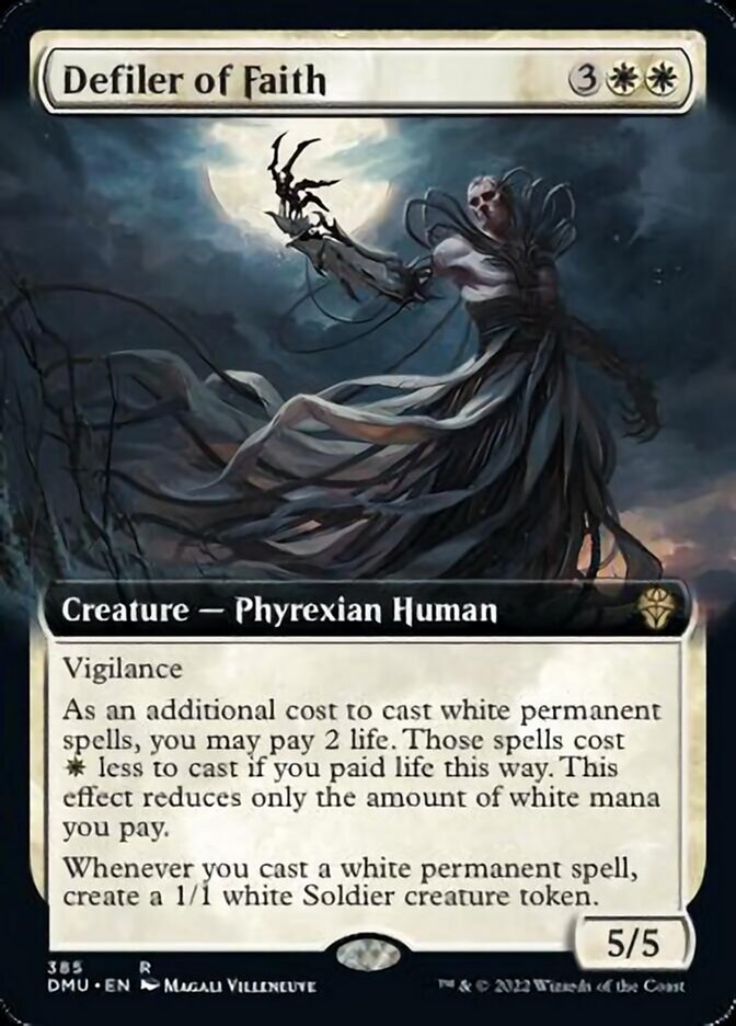 Defiler of Faith (Extended Art) [Dominaria United] | Exor Games Bridgewater