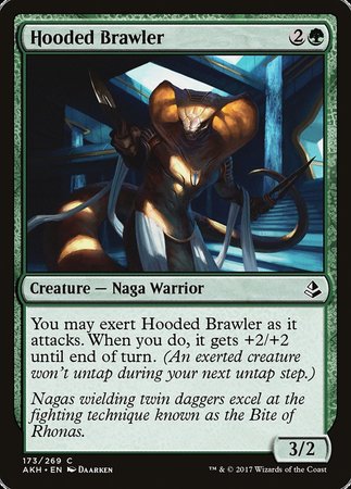 Hooded Brawler [Amonkhet] | Exor Games Bridgewater