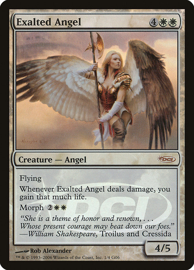 Exalted Angel [Judge Gift Cards 2006] | Exor Games Bridgewater