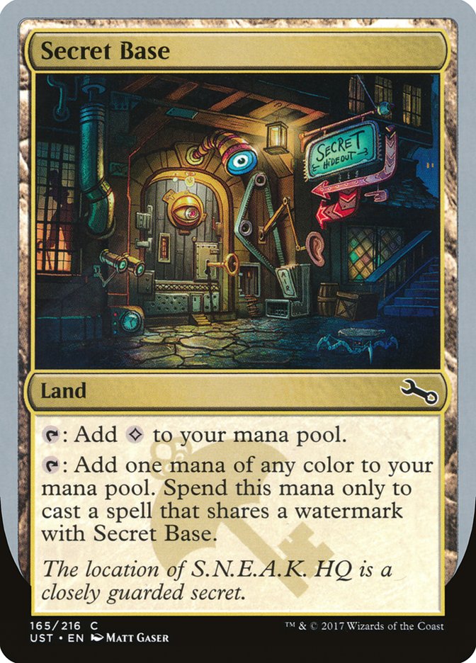 Secret Base (Artist: Matt Gaser) [Unstable] | Exor Games Bridgewater