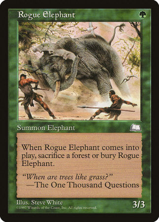 Rogue Elephant [Weatherlight] | Exor Games Bridgewater