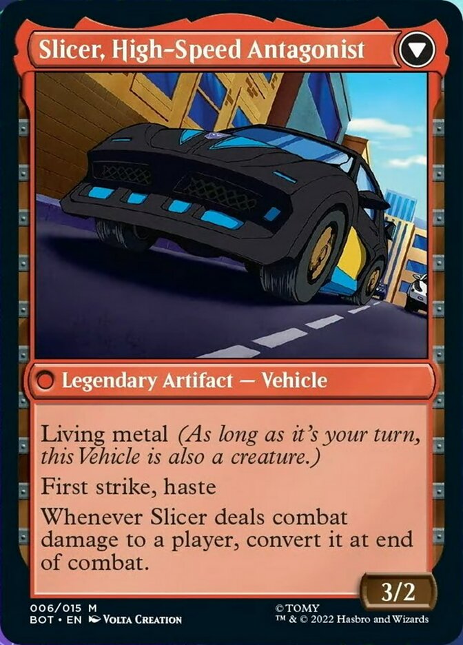 Slicer, Hired Muscle // Slicer, High-Speed Antagonist [Universes Beyond: Transformers] | Exor Games Bridgewater