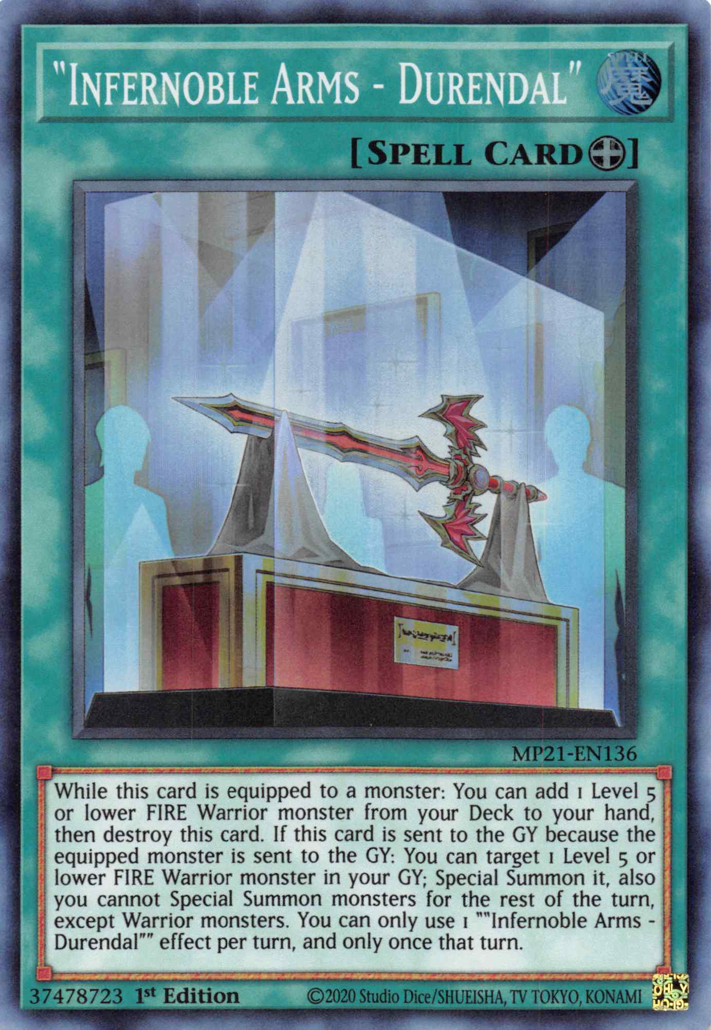 Infernoble Arms - Durendal [MP21-EN136] Super Rare | Exor Games Bridgewater