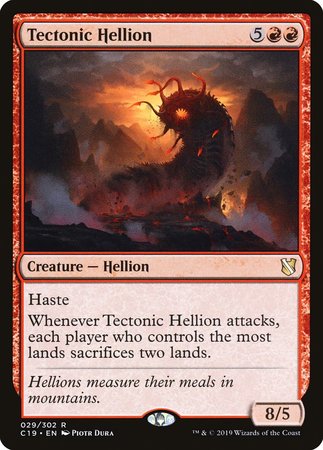 Tectonic Hellion [Commander 2019] | Exor Games Bridgewater