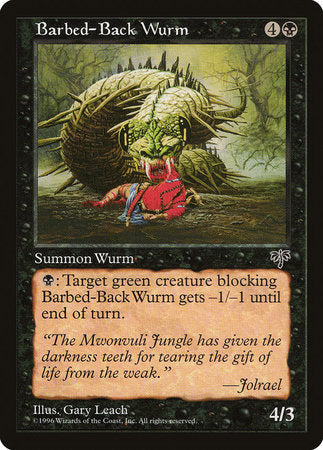 Barbed-Back Wurm [Mirage] | Exor Games Bridgewater