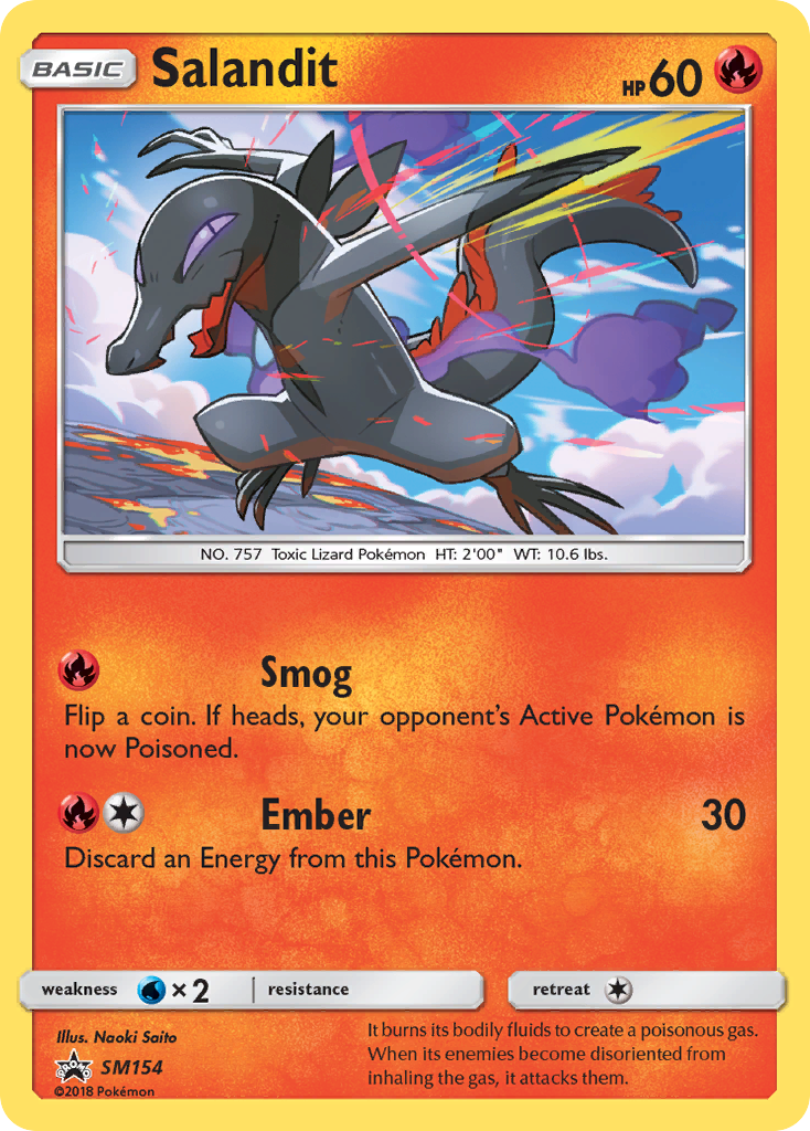 Salandit (SM154) [Sun & Moon: Black Star Promos] | Exor Games Bridgewater