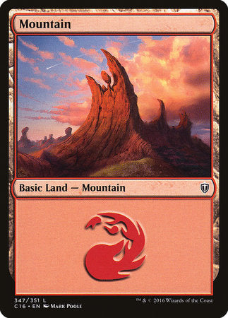 Mountain (347) [Commander 2016] | Exor Games Bridgewater