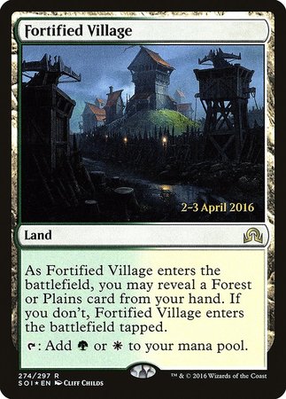 Fortified Village [Shadows over Innistrad Promos] | Exor Games Bridgewater