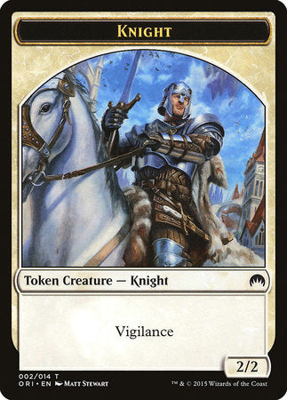 Knight Token [Magic Origins Tokens] | Exor Games Bridgewater