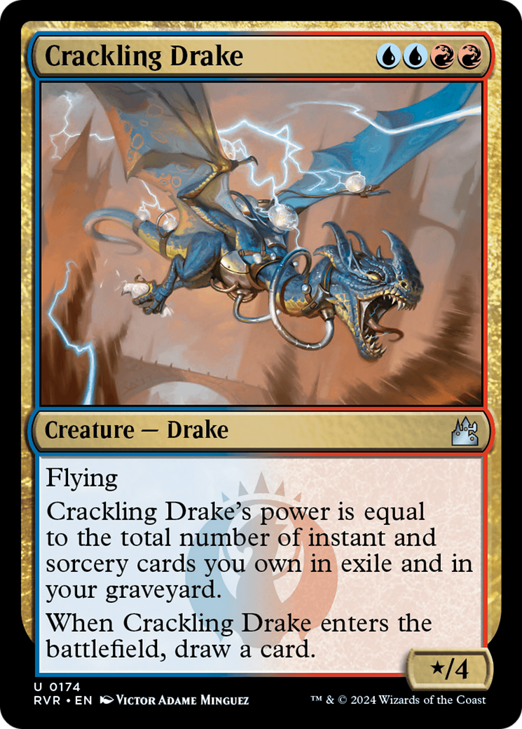 Crackling Drake [Ravnica Remastered] | Exor Games Bridgewater