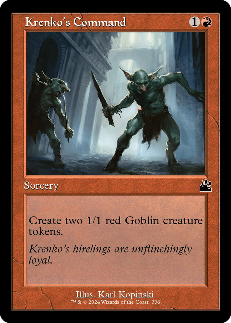 Krenko's Command (Retro Frame) [Ravnica Remastered] | Exor Games Bridgewater