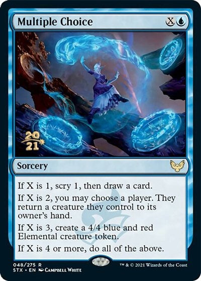 Multiple Choice [Strixhaven: School of Mages Prerelease Promos] | Exor Games Bridgewater