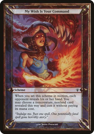 My Wish Is Your Command (Archenemy) [Archenemy Schemes] | Exor Games Bridgewater