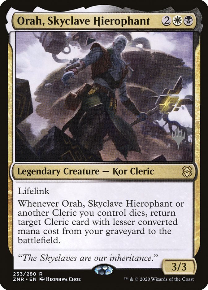 Orah, Skyclave Hierophant (Promo Pack) [Zendikar Rising Promos] | Exor Games Bridgewater