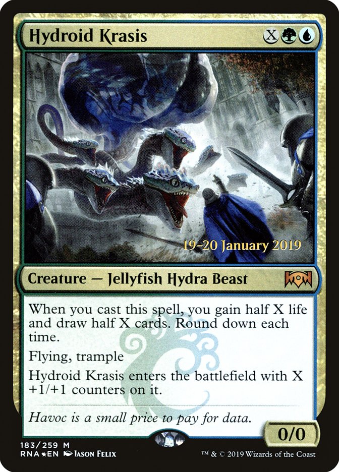 Hydroid Krasis [Ravnica Allegiance Prerelease Promos] | Exor Games Bridgewater