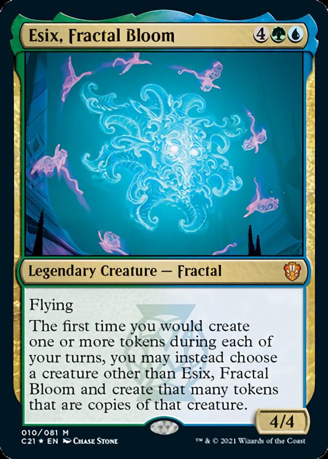 Esix, Fractal Bloom [Commander 2021] | Exor Games Bridgewater