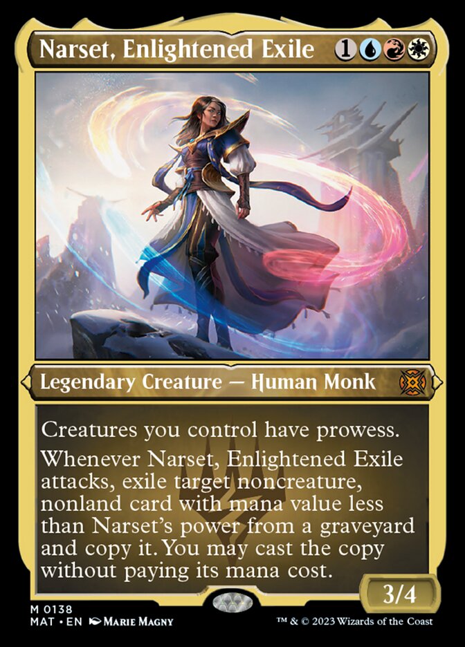 Narset, Enlightened Exile (Foil Etched) [March of the Machine: The Aftermath] | Exor Games Bridgewater