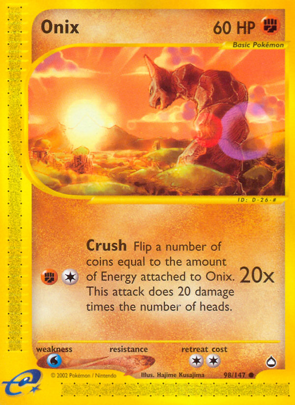 Onix (98/147) [Aquapolis] | Exor Games Bridgewater