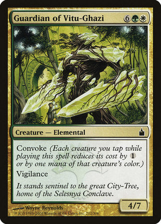 Guardian of Vitu-Ghazi [Ravnica: City of Guilds] | Exor Games Bridgewater