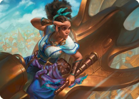 Talas Lookout Art Card [Dominaria United Art Series] | Exor Games Bridgewater