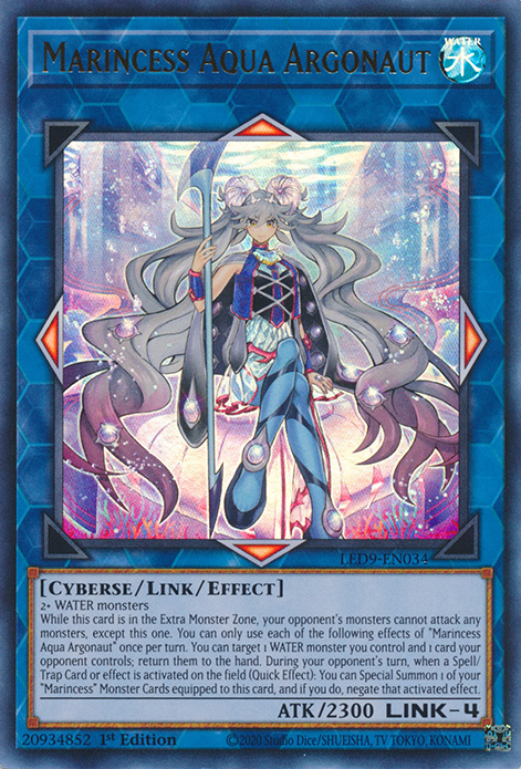 Marincess Aqua Argonaut [LED9-EN034] Ultra Rare | Exor Games Bridgewater