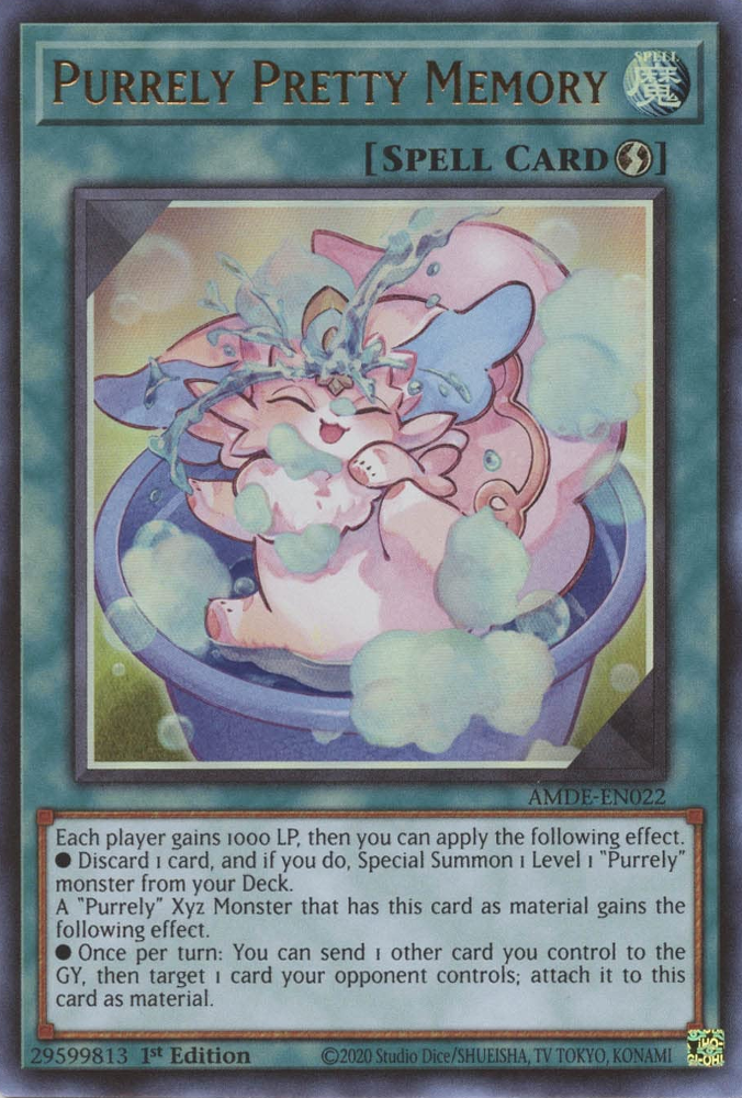 Purrely Pretty Memory [AMDE-EN022] Ultra Rare | Exor Games Bridgewater