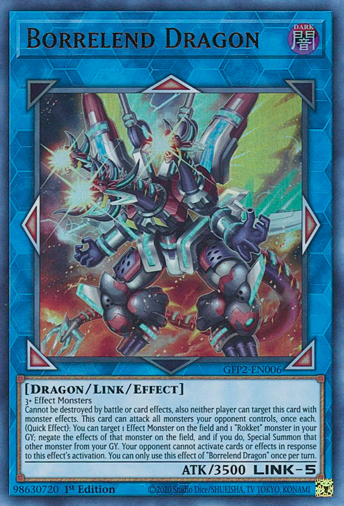 Borrelend Dragon [GFP2-EN006] Ultra Rare | Exor Games Bridgewater