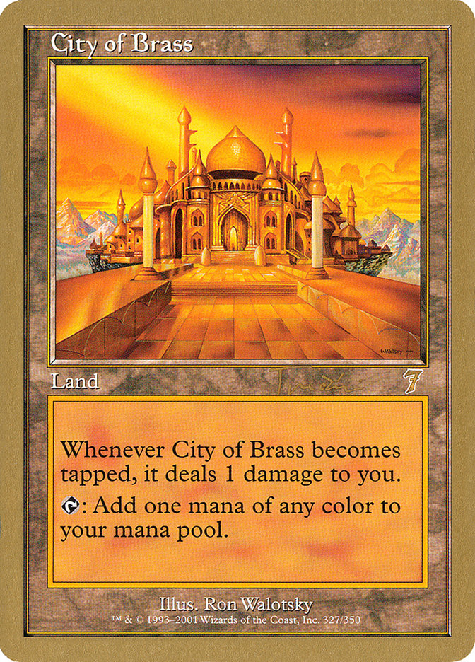 City of Brass (Jan Tomcani) [World Championship Decks 2001] | Exor Games Bridgewater