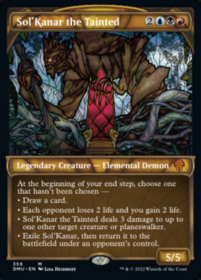 Sol'Kanar the Tainted (Showcase Textured) [Dominaria United] | Exor Games Bridgewater