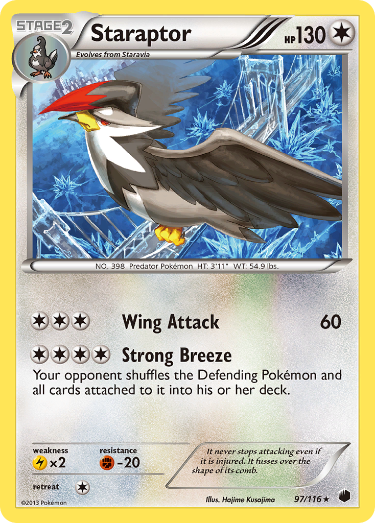 Staraptor (97/116) [Black & White: Plasma Freeze] | Exor Games Bridgewater