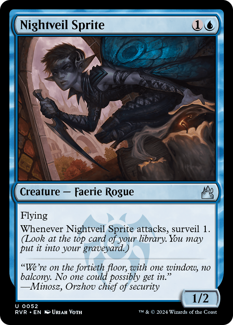 Nightveil Sprite [Ravnica Remastered] | Exor Games Bridgewater