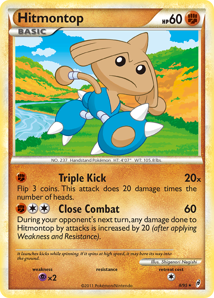 Hitmontop (8/95) [HeartGold & SoulSilver: Call of Legends] | Exor Games Bridgewater