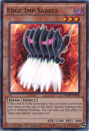 Edge Imp Sabres (SE) [NECH-ENS02] Super Rare | Exor Games Bridgewater