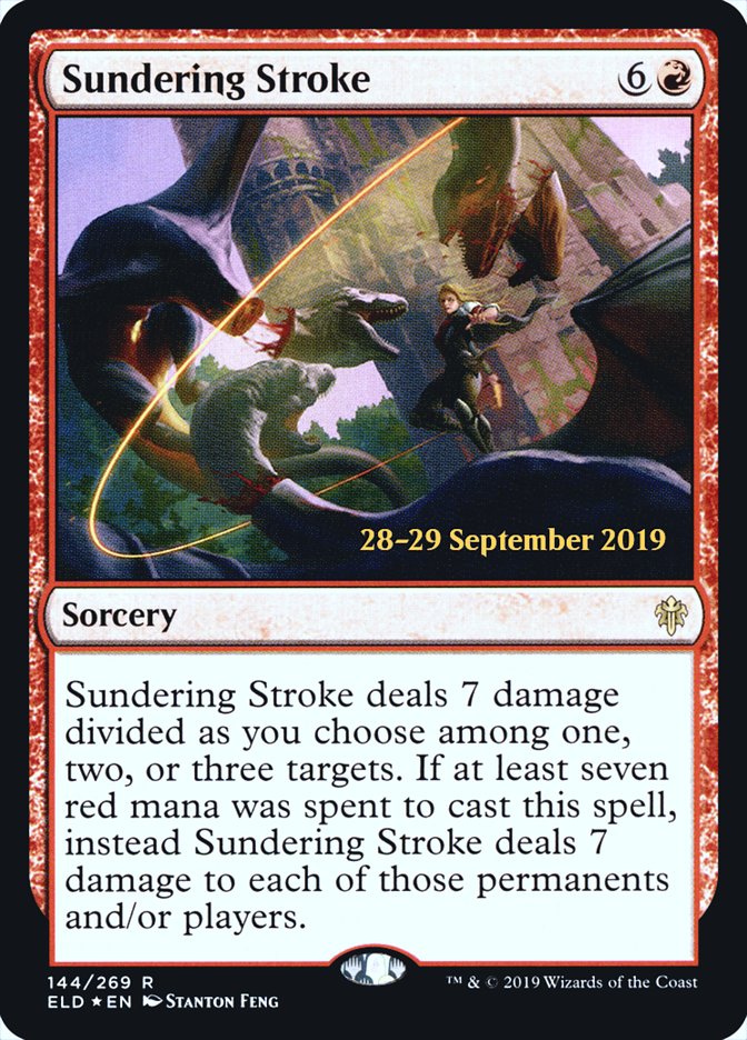 Sundering Stroke  [Throne of Eldraine Prerelease Promos] | Exor Games Bridgewater