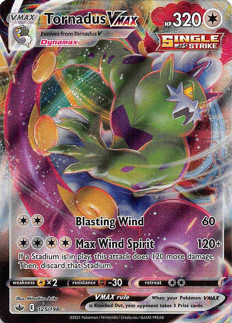 Tornadus VMAX (125/198) [Sword & Shield: Chilling Reign] | Exor Games Bridgewater