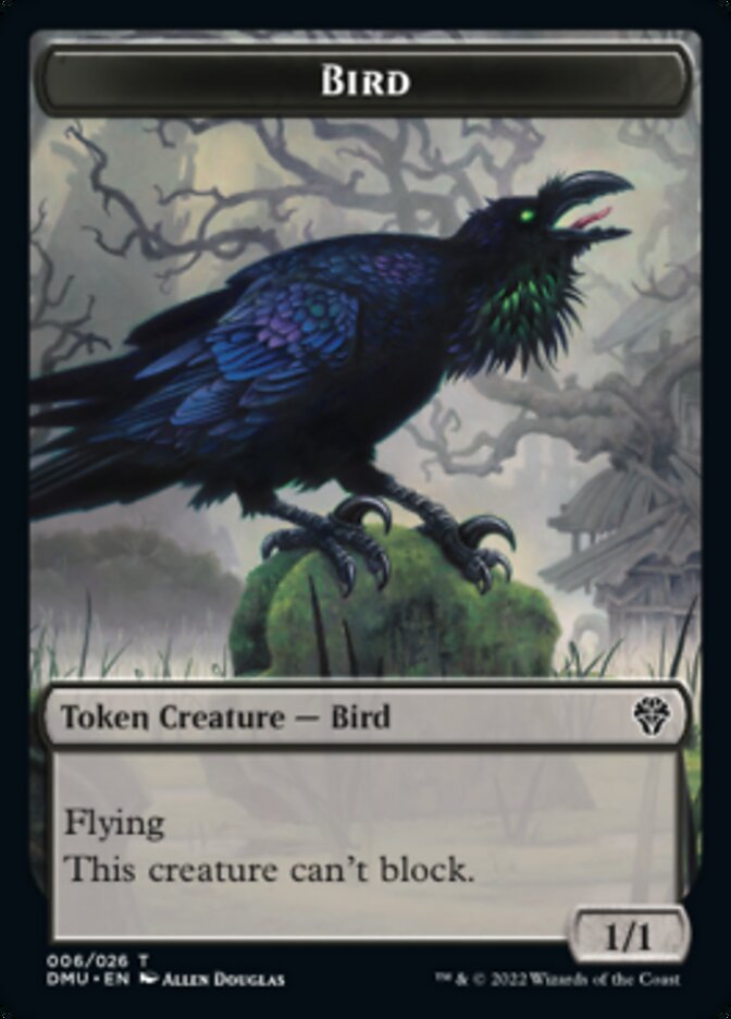 Bird Token (006) [Dominaria United Tokens] | Exor Games Bridgewater