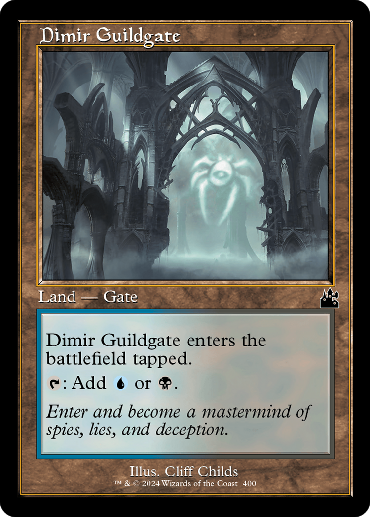Dimir Guildgate (Retro Frame) [Ravnica Remastered] | Exor Games Bridgewater