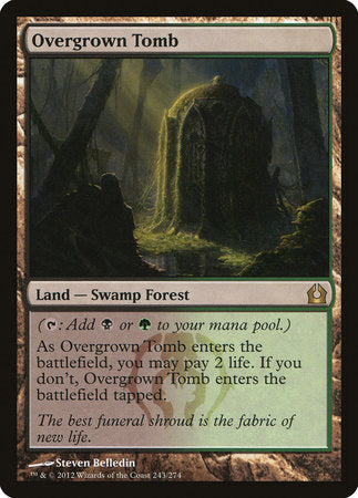 Overgrown Tomb [Return to Ravnica] | Exor Games Bridgewater