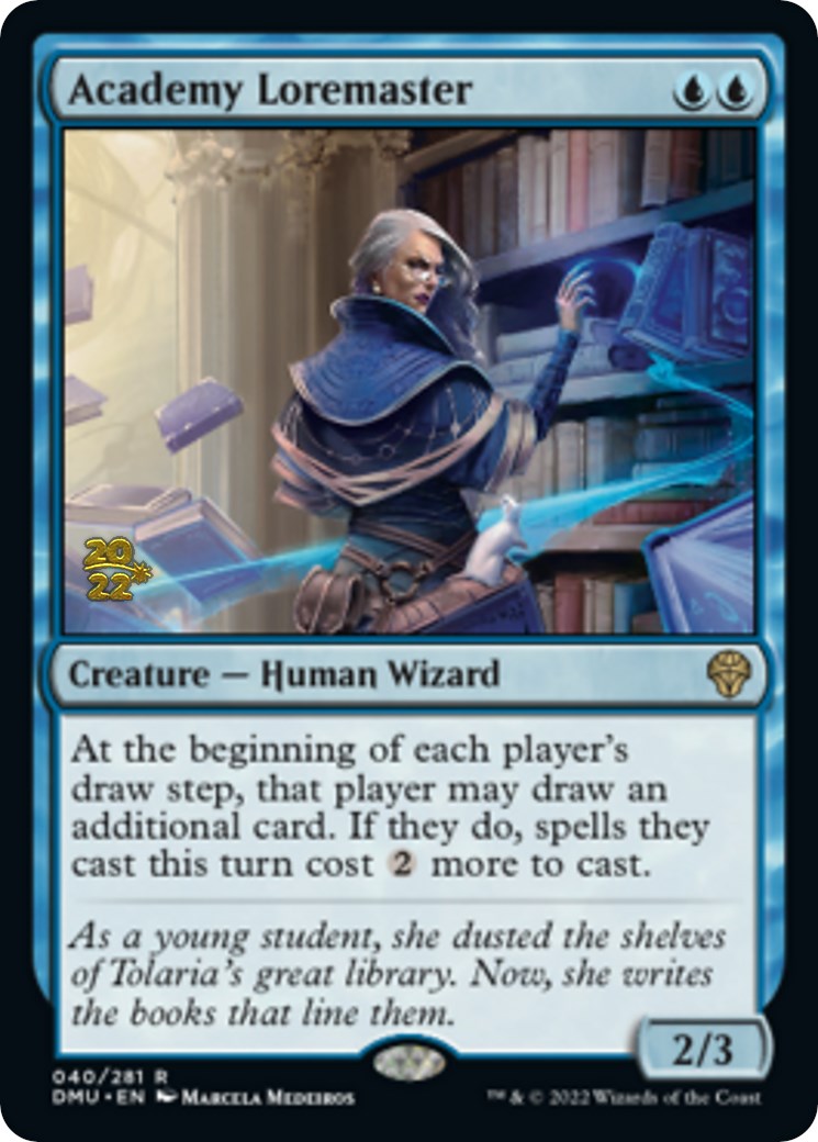 Academy Loremaster [Dominaria United Prerelease Promos] | Exor Games Bridgewater