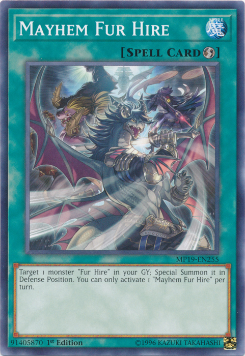 Mayhem Fur Hire [MP19-EN255] Common | Exor Games Bridgewater