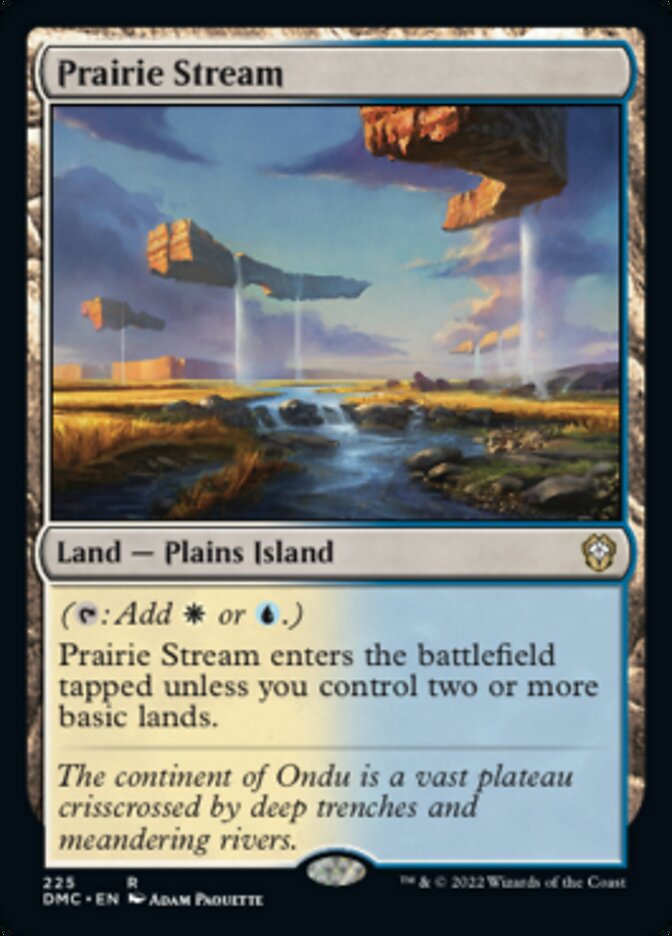 Prairie Stream [Dominaria United Commander] | Exor Games Bridgewater