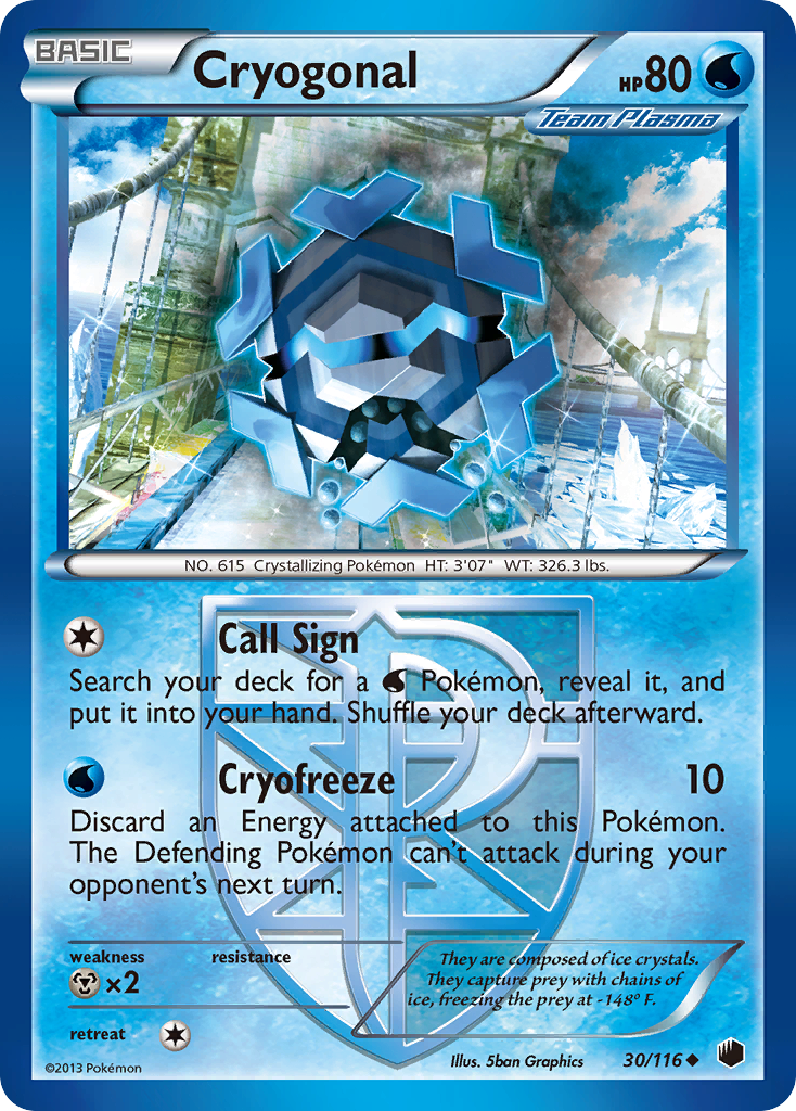 Cryogonal (30/116) [Black & White: Plasma Freeze] | Exor Games Bridgewater