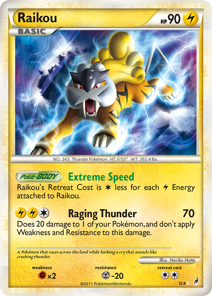 Raikou (SL9) [HeartGold & SoulSilver: Call of Legends] | Exor Games Bridgewater