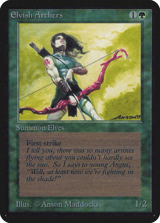 Elvish Archers [Limited Edition Alpha] | Exor Games Bridgewater