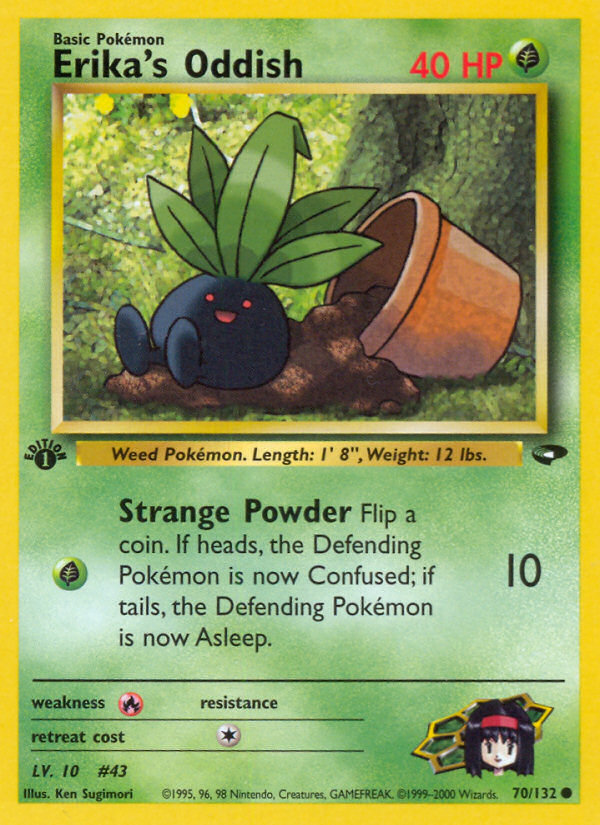 Erika's Oddish (70/132) [Gym Challenge 1st Edition] | Exor Games Bridgewater