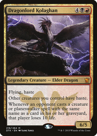 Dragonlord Kolaghan [Dragons of Tarkir] | Exor Games Bridgewater