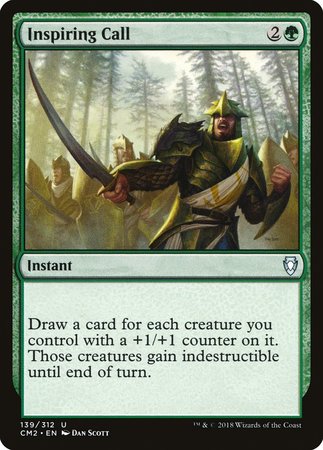 Inspiring Call [Commander Anthology Volume II] | Exor Games Bridgewater