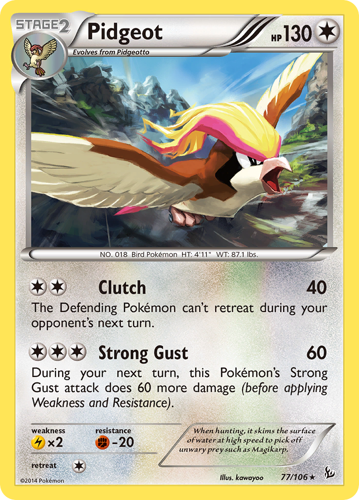 Pidgeot (77/106) [XY: Flashfire] | Exor Games Bridgewater